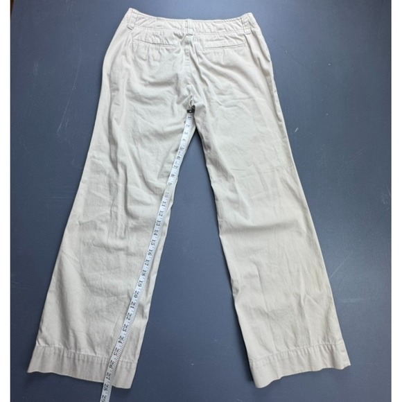 Eddie Bauer Pants Women's Size 8 Petite Khaki Stretch Straight Leg Chino Casual - Picture 10 of 12